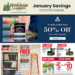 January Savings Flyer